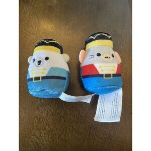 lot 2 Squishville mini Christmas advent calendar plush KellyToy 2023 mouse bear